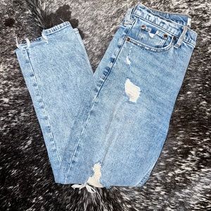 Abercrombie & Fitch Ankle Straight Jeans
